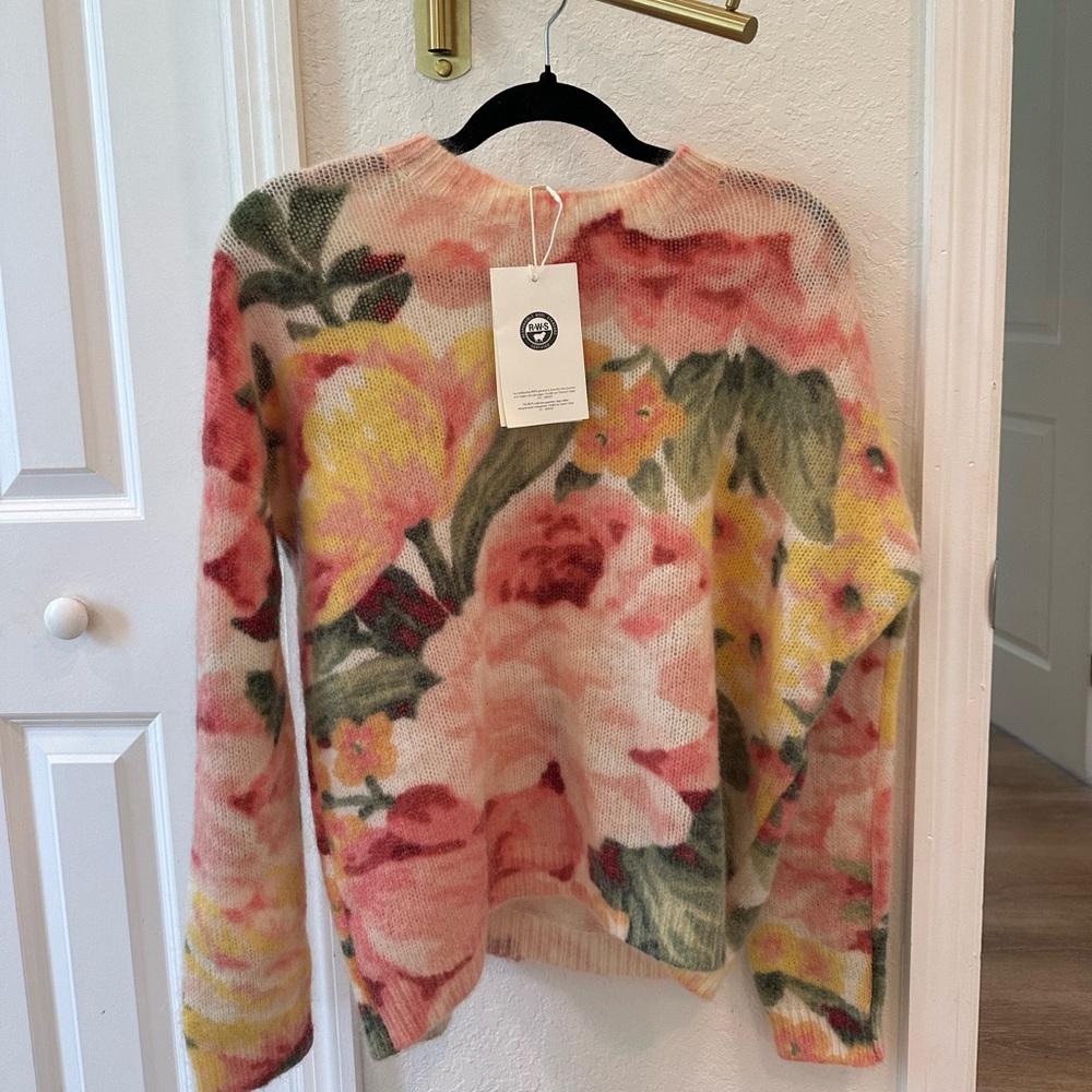 Sezane Clarissa Jumper in London Bouquet, NWT